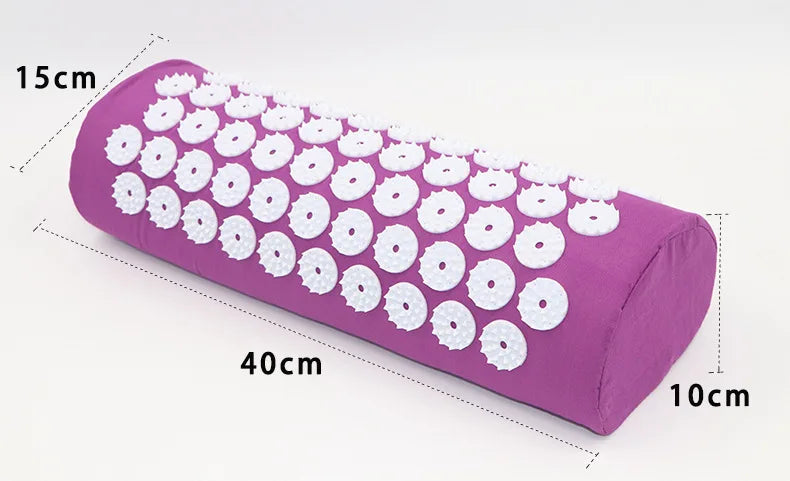 Acupuncture cushion Lotus Acupressure Mats Pillow Yoga Mats Bed Pilates Yoga Massager Pain Stress Home Relaxation Health Care