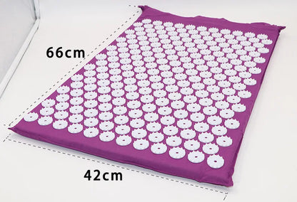 Acupuncture cushion Lotus Acupressure Mats Pillow Yoga Mats Bed Pilates Yoga Massager Pain Stress Home Relaxation Health Care