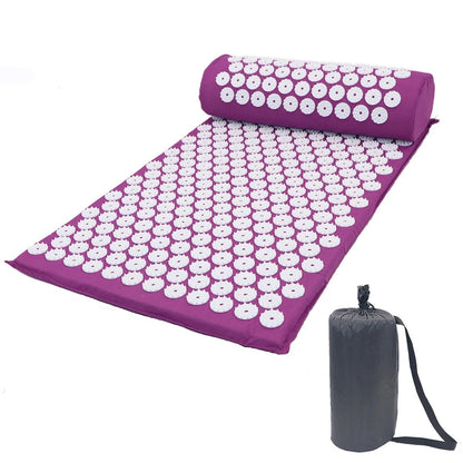 Acupuncture cushion Lotus Acupressure Mats Pillow Yoga Mats Bed Pilates Yoga Massager Pain Stress Home Relaxation Health Care