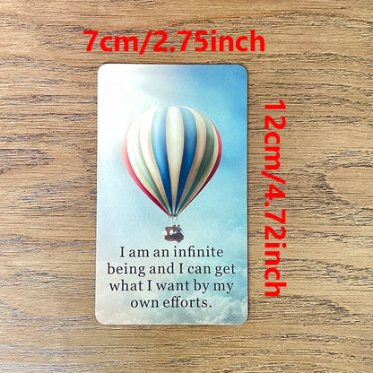 Self Awakening Oracle Cards 12x7cm Affirmation Clarity Deck with Meaning on It Keywords Tarot English Fortune Telling 52-cards