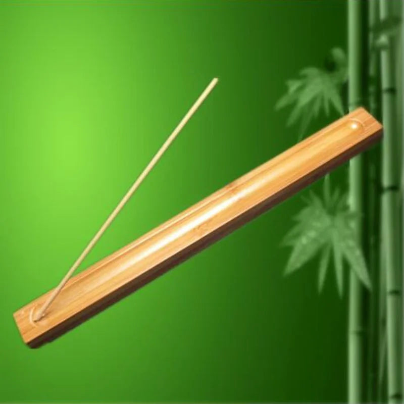 Wood Incense Burner Holder Wooden Ash Catcher for Sticks Natural Plain Wooden Incense Burner Stick Home Decoration