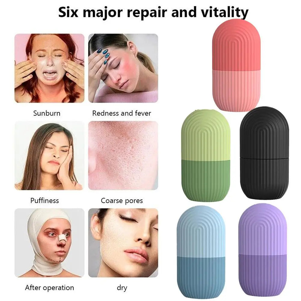 Silicone Face Contouring cool treatment tool