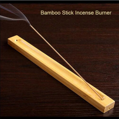 Wood Incense Burner Holder Wooden Ash Catcher for Sticks Natural Plain Wooden Incense Burner Stick Home Decoration