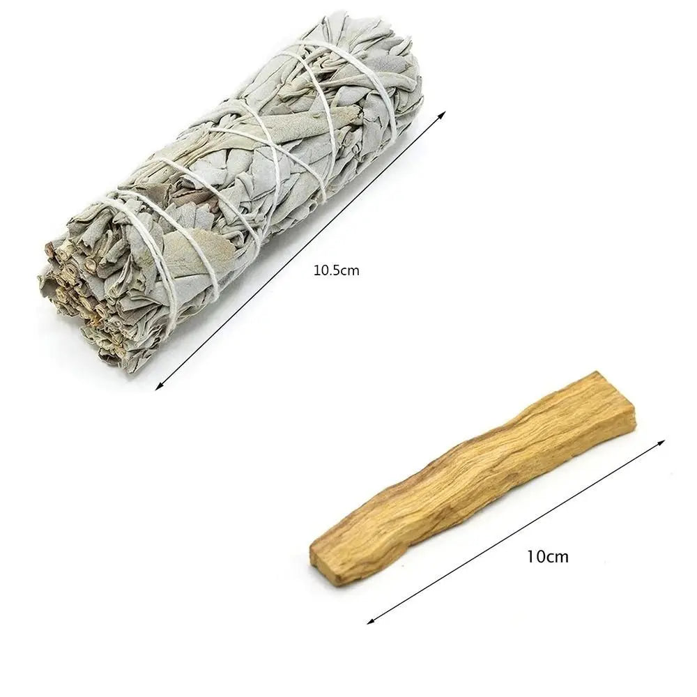 10cm White Sage Bundle Portable Multifunctional Spiritual Incense Sticks Natural Practical Energy Cleansing Bundles